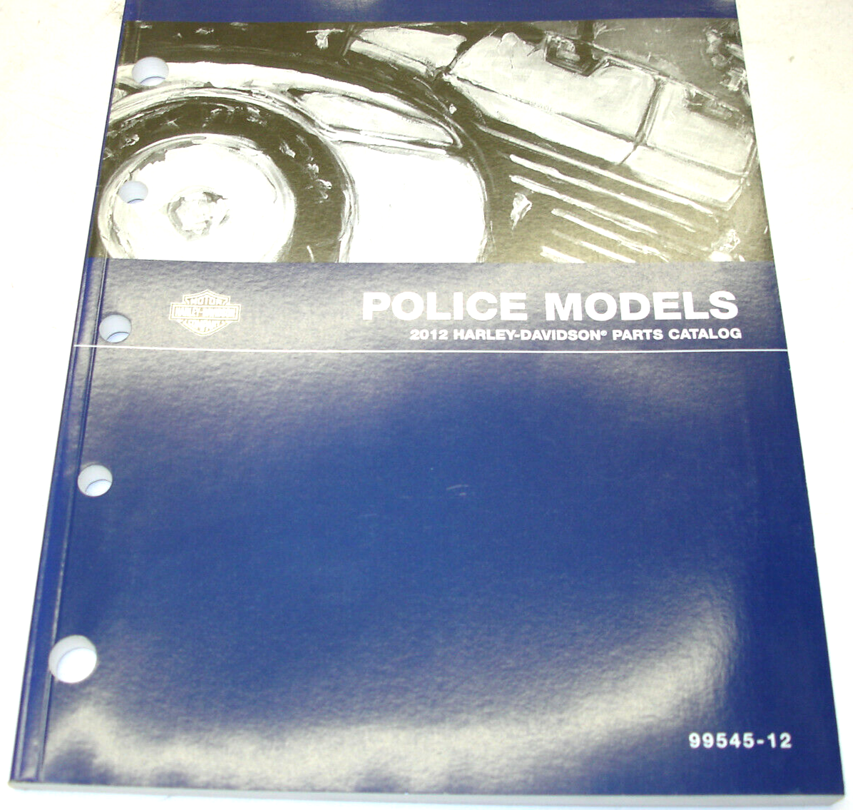 HARLEY DAVIDSON Motorcycle POLICE 2012 Models PARTS CATALOG P/N