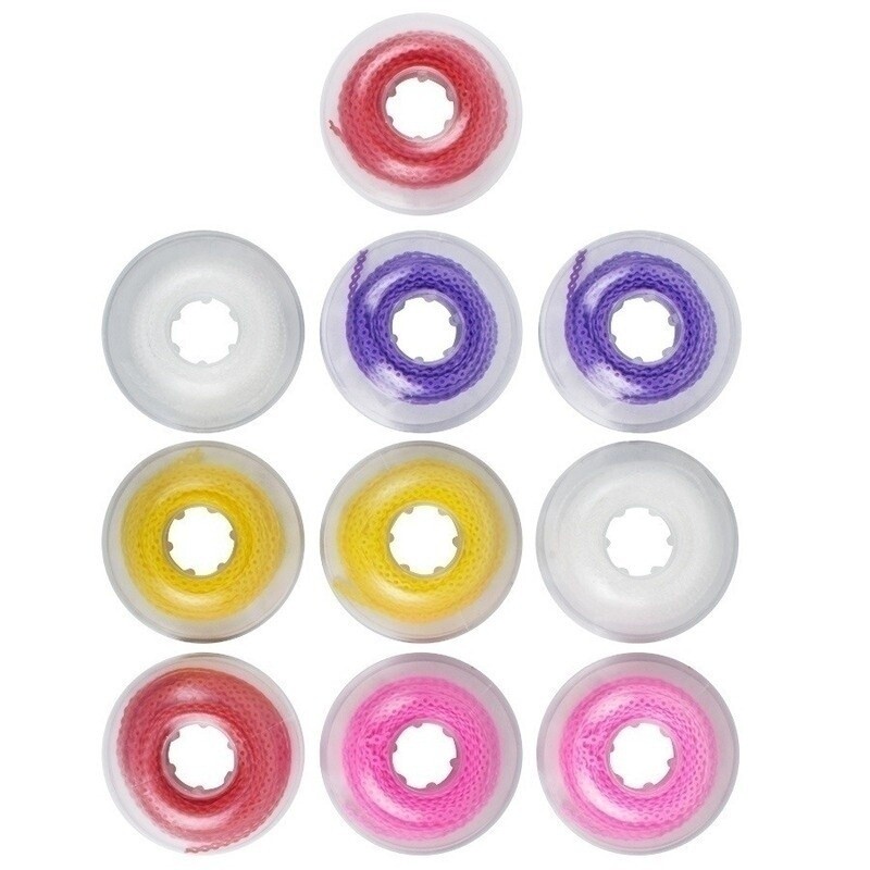 Lingual Elastic Ties Ultra Chain Dental Orthodontic Rubber Braces Bands