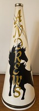 Vintage High School Football Cheerleader Megaphone Cheer Bull Horn 32