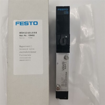 FESTO-MT2H-5/2-4,0-L-S-VI-B 159452 1PC New Solenoid Valve