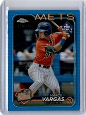 2024 Pro Debut Blue Refractor Marco Vargas 150/150 (B31) Mets