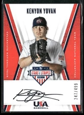 2019 Panini USA Stars & Stripes #CNT KY Kenyon Yovan /499 Black Ink Auto Angels