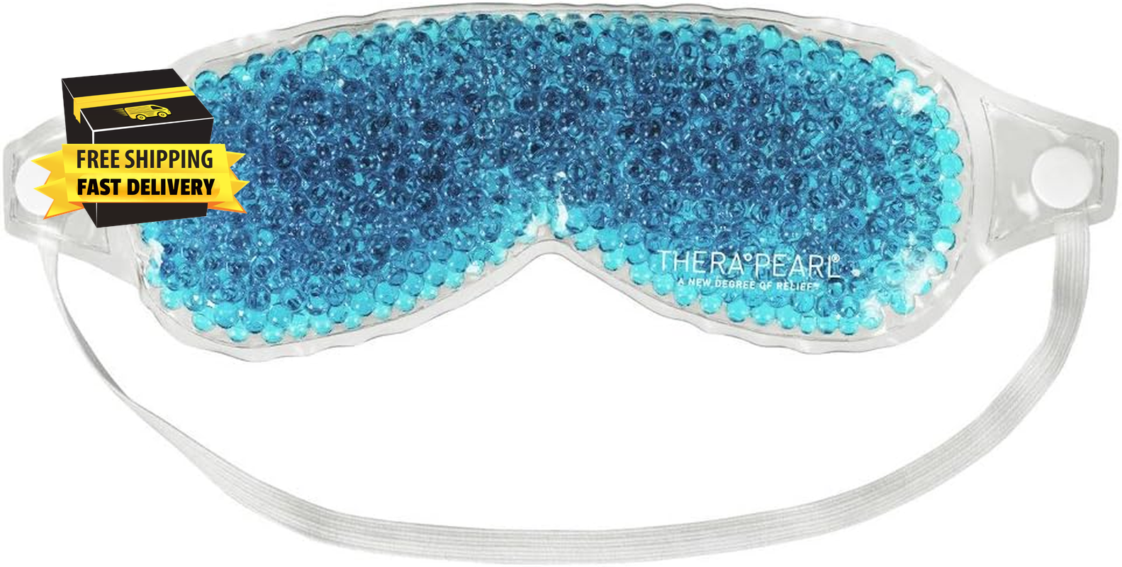Flexible Gel Bead Hot Cold Therapy Eye Mask for Puffy Eyes-image