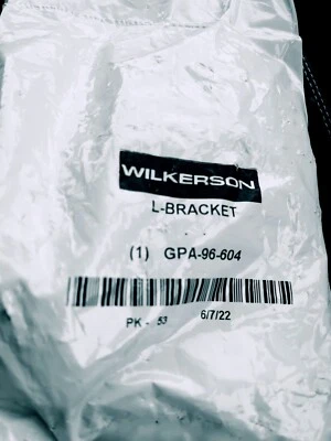 Wilkerson Wall Mounting Bracket Gpa-96-604 Bracket. L-Bracket