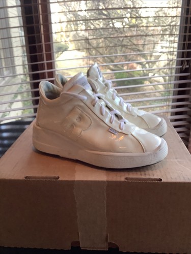 rucoline 37 Us 7 White Patent Leather Wedge Sneaker Gym Shoe | eBay