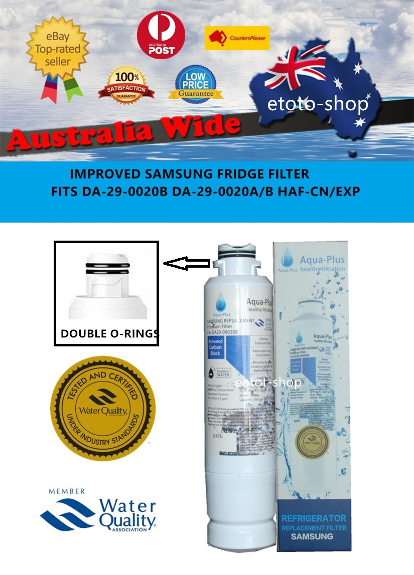 Samsung DA2900020B Fridge Water Filter SRF679SWLS SRF680CDLS SRF719DLS