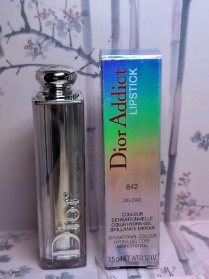 Dior Addict Lipstick Hydra Gel Core Mirror Shine 842 Zig Zag /New With Box