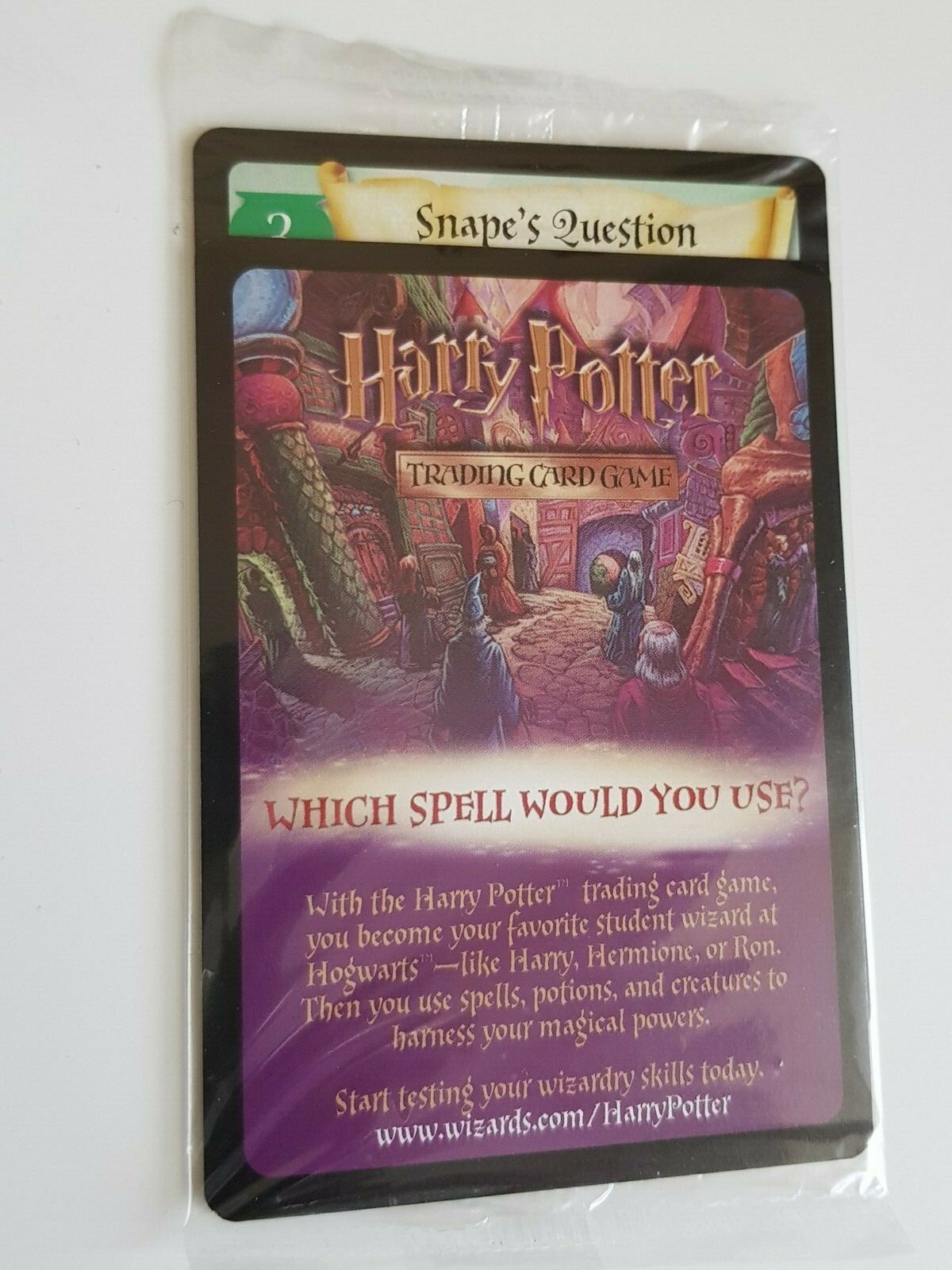 Snape's Question Sealed Promo Card Harry Potter TCG 104/116 | eBay