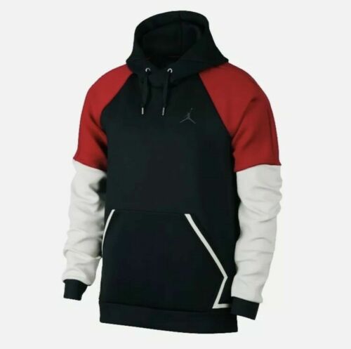 Nike Jordan Flight Tech Diamond Fleece Pullover Hoodie Sz XXL NEW AA1488 010