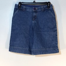 J Khaki Dark Wash Bluejean Shorts 9in Inseam Girls Size 14