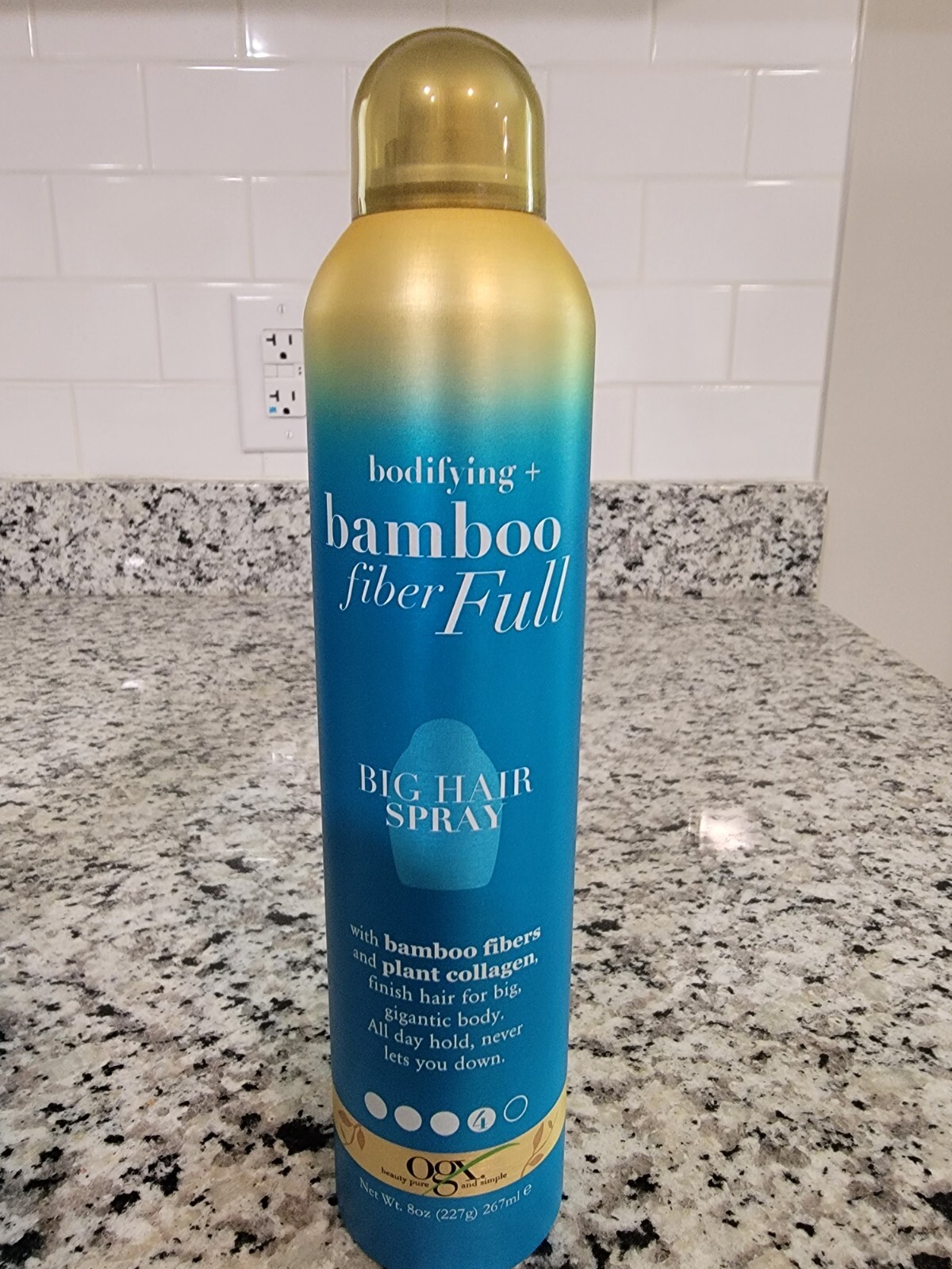 OGX Bodifying Bamboo Fiber Full Big Hair Spray 8oz for sale online eBay