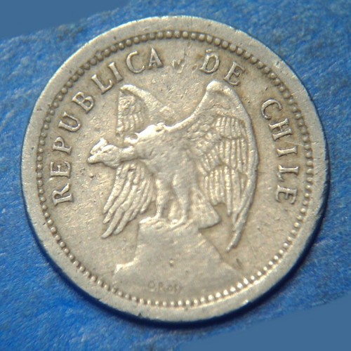 1940 So Chile 20 centavos KM# 167.3 - COMBINE to save - W-0481 - Picture 2 of 2