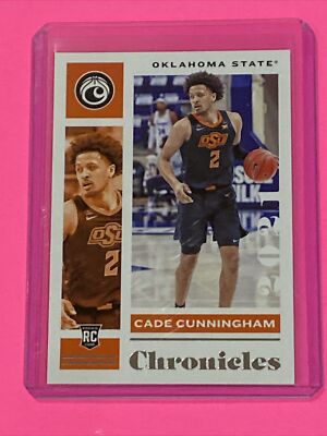  Cade Cunningham Chronicles Rookie Card #1 Overall Pick Detroit Pistons RC  