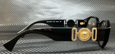 VERSACE 10177401A129751W56V 関税送料込 VERSACE VE3320U GB1 Black Clear Men's 56 mm Eyeglasses