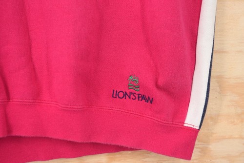 Vintage Greg Norman x Reebok Lions Paw Links RARE!! Fleece Sweater Vest Mens L - Picture 9 of 12