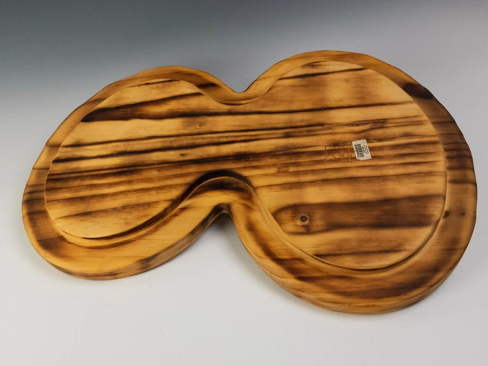 Crate & Barrel Charcuterie Serving Tray Cheese Board Como by Paolo Navone 20" - Image 3 of 4