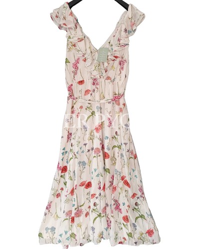 sachin and babi light blue dress Rose Tiffany Nude Chiffon Mini Dress main image 0