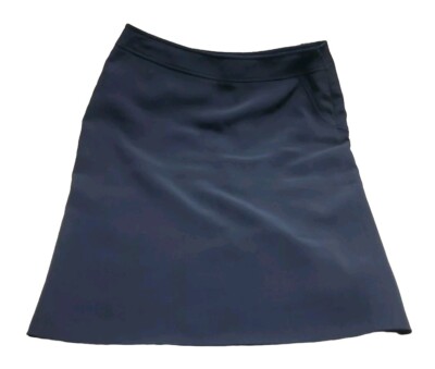 Tailleur jupe midi évasée bleu à rayures | Sumissura