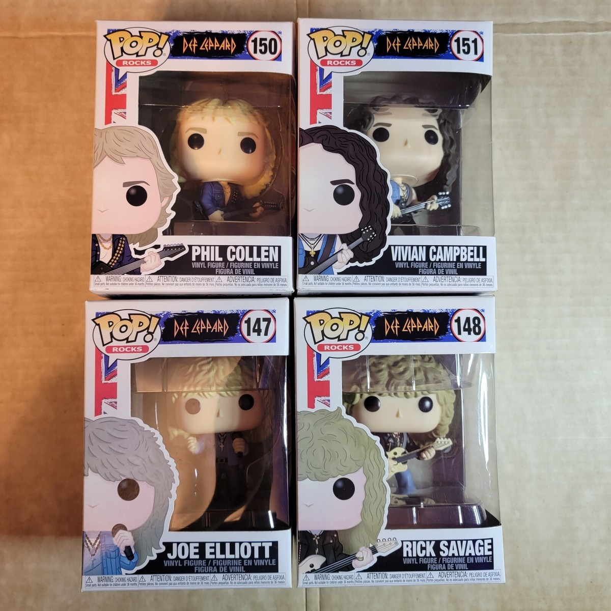 その他 Funko DEF LEPPARD Funko Pop! Def Leppard Hysteria Deluxe Album Vinyl Figures