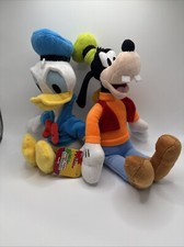 Disney Junior Goofy Donald Duck Plush Stuffed Animal Mickey Mouse Clubhouse