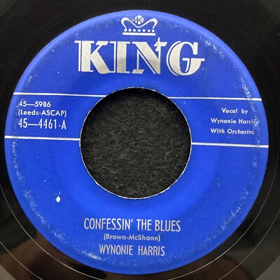 Confessin' The Blues/Bloodshot Eyes by Wynonie Harris (King 4461) 7'' G+