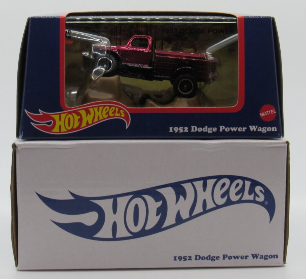 Hot Wheels 2022 RLC 1952 Dodge Power Wagon 4x4 Red Only 25,000