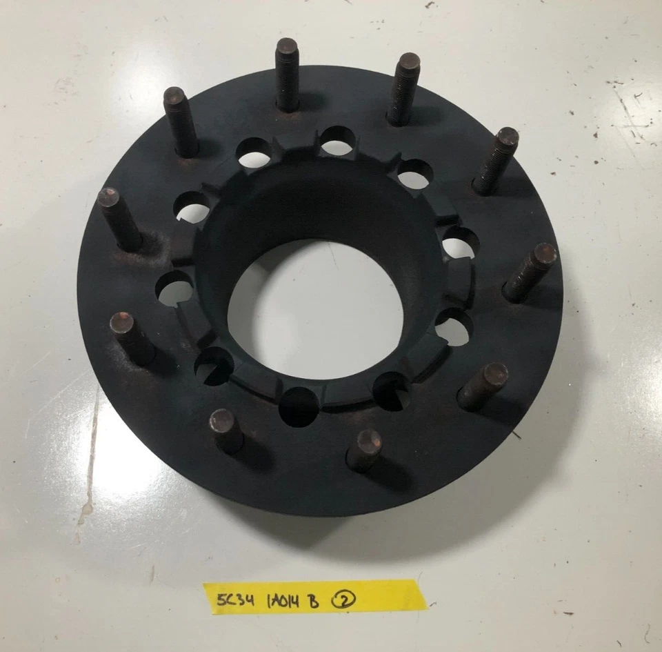 Adaptador espaciador de rotor de buje delantero 10 tacos 2005-2016 Ford Super Duty F450 F550 Foto 3 de 4