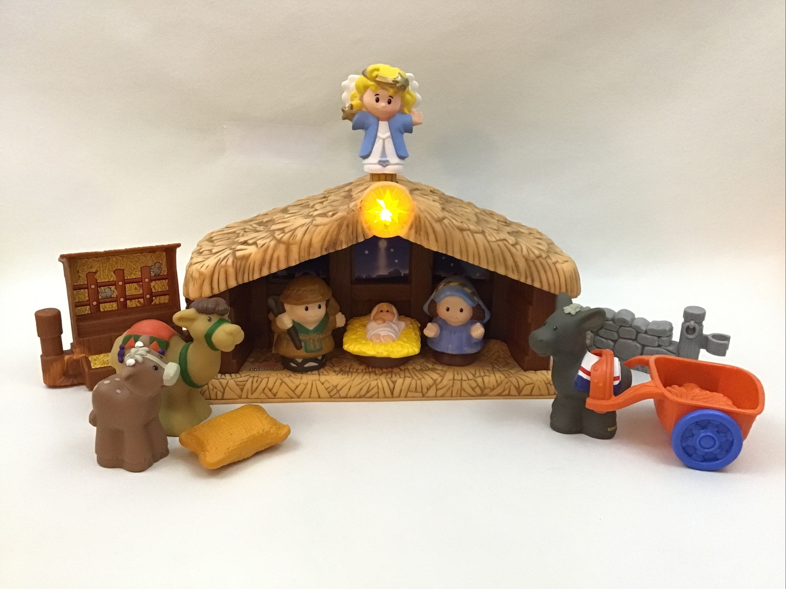 fisher-price-little-people-christmas-story-set-nativity-scene-vintage