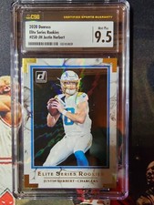 2020 Donruss Elite Series Rookies Justin Herbert CSG Mint+ 9.5 Rookie RC #ESR-JH