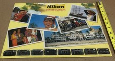 VTG NIKON TOUCH CAMERA Retail Photo STORE SIGN Countertop Display Advertisement