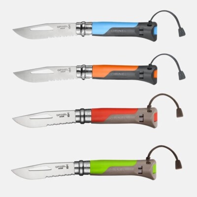Opinel No.08 Outdoor - Multifunktionsmesser für Outdoor, 4 Farben erhältlich