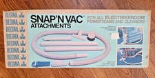 Vintage Regina Electrikbroom SNAP N VAC Attachment Set New In Box Rare Prop NIB