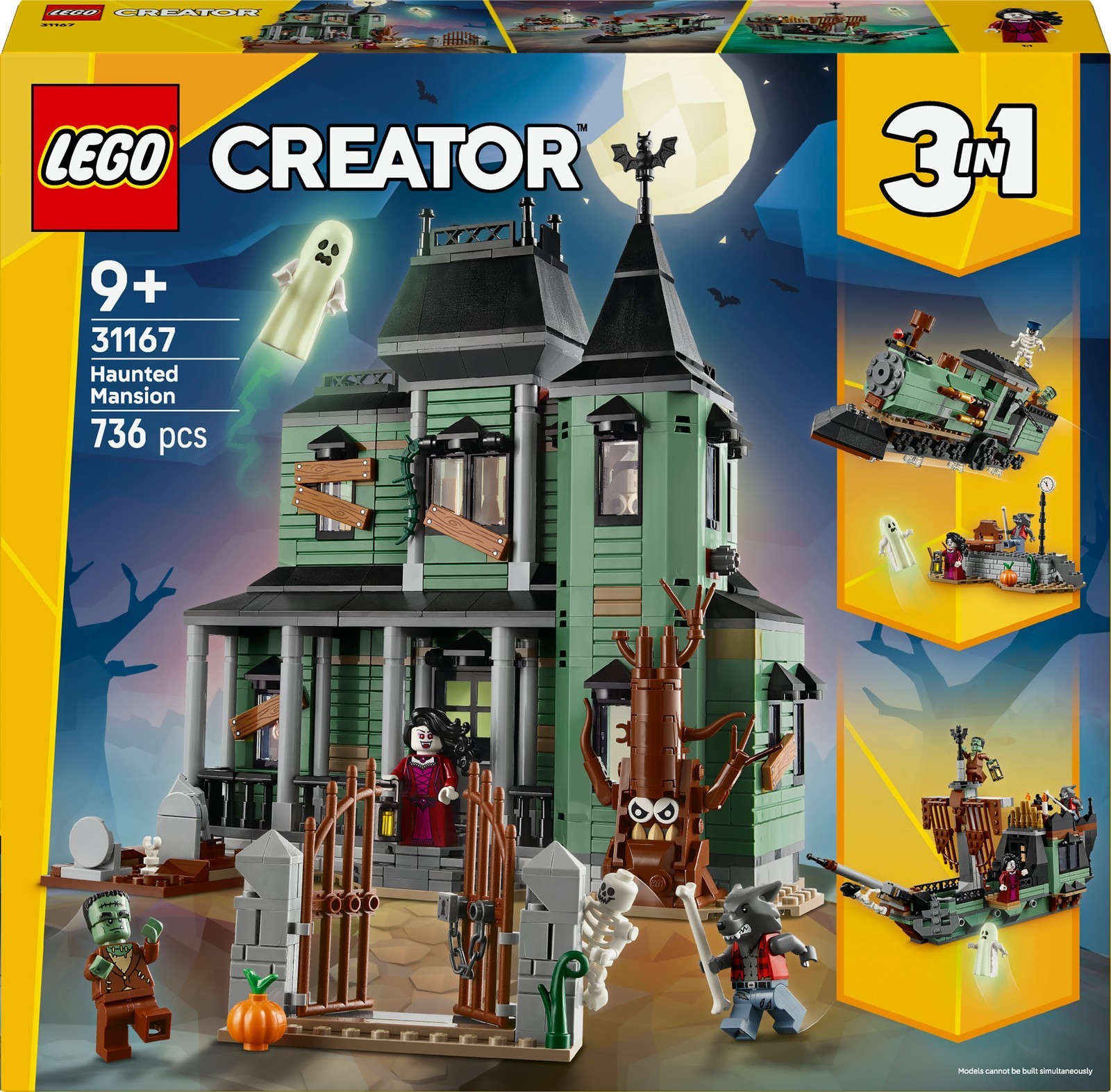 LEGO Creator 3 en 1 31167 Villa fantomatique