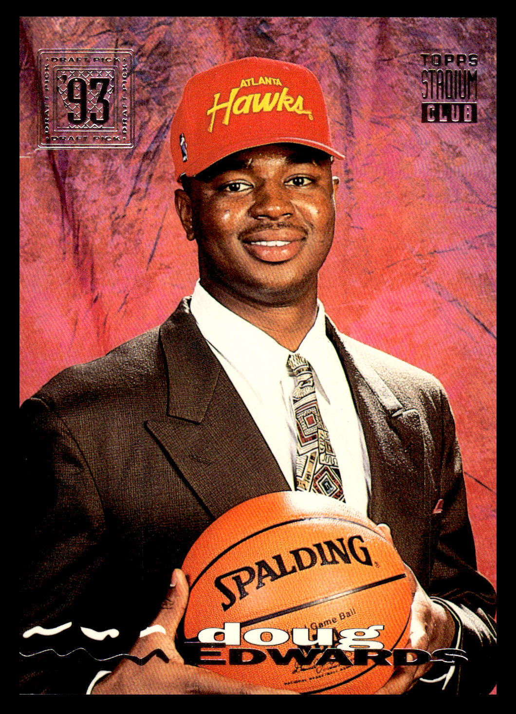 1993 Stadium Club Doug Edwards #150 Atlanta Hawks NBA Basketball Base Set