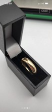 9ct Gold Chunk Wedding Band Ring Fully Hallmarked Size K1/2