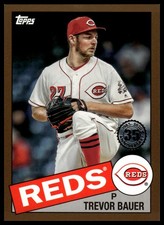 2020 Topps #85-37 Trevor Bauer 1985 Topps 35th Gold #/50