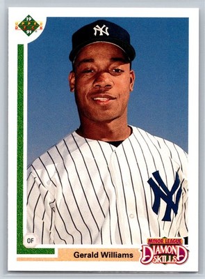 1991 Upper Deck Final Edition Gerald Williams Rookie New York Yankees RC #15F