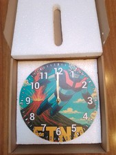 DC VOLTAGE Sveglia vintage a tromba, orologio creativo da scrivania, alimentato a batteria, per casa, camera da letto, scrivania, orologio decorativo (nero lucido