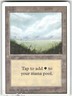 Plains (A) Unlimited Edition Land Magic: the gathering Damaged