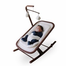 Baby Bouncer Snuggle Me 2 in 1 Rocker Organic Toy Bar