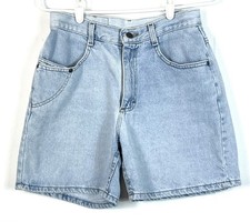 Vintage 90s Women s 6 Med Lee Riders Women High Waisted Shorts Light Blue USA