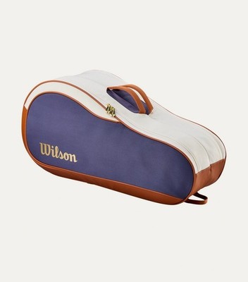 Wilson Tasche Für 6 Tennisracketten Unisex Heritage V2   Farbe: Cream/Dark