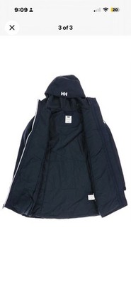 Helly Hansen 268146 Women's Long Belfast Winter Jacket Navy Size Small