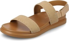 Journee Collection Women's Milie Sandal Sand Sz 8.5 New
