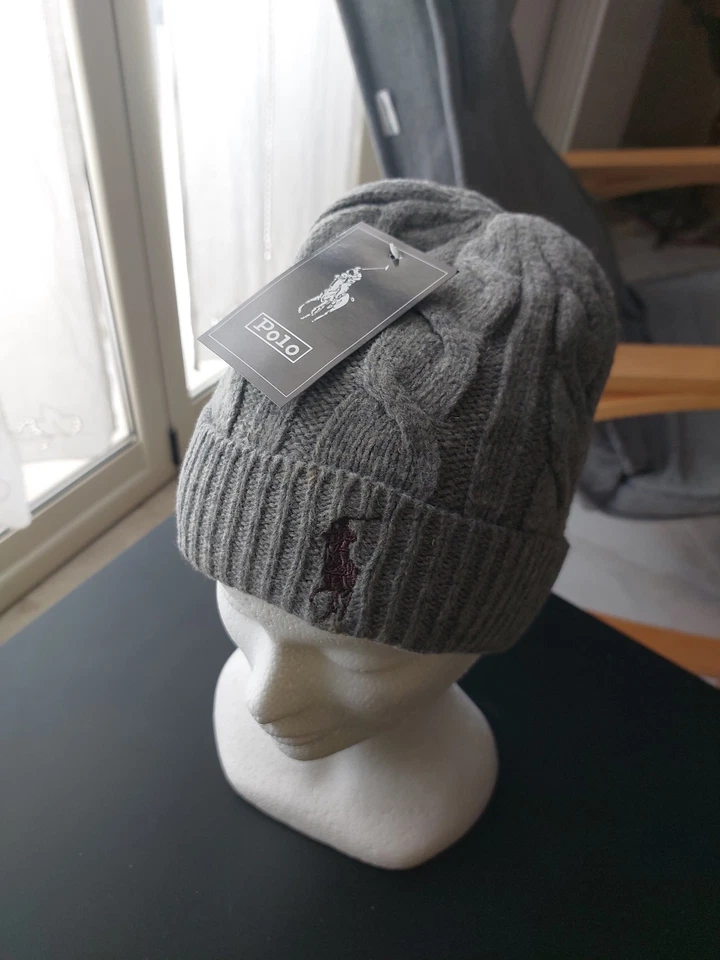 Berretto unisex Polo tg unica grigio NUOVO - Imagen 2 de 4