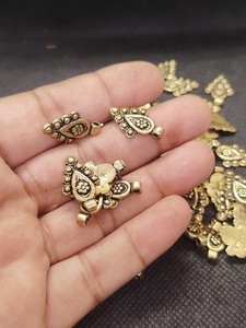 Authentic Charms Antique Gold Plated Jewelry Making Pendants Craft 10 Gram =10pcs