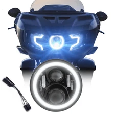 Eagle Lights Generation II Indian® Challenger / Pursuit LED Headlight Kit with H