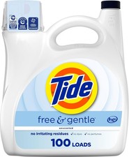 Tide Free & Gentle Liquid Laundry Detergent, 100 Loads, 132 fl oz {NEW ARAIVAL} 0.20 per gallon