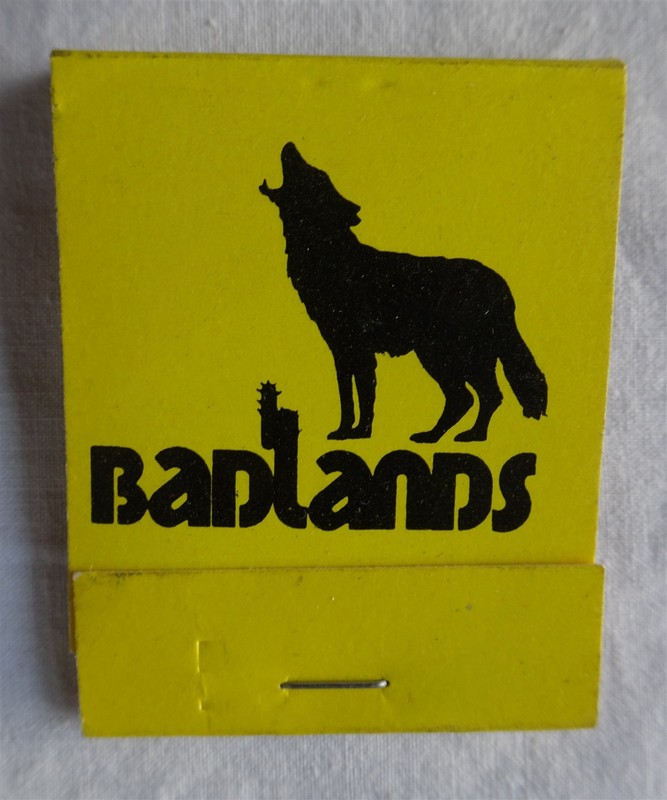 Vintage Matchbook, Badlands, Leather Cruising Bar, New York, Gay, LGBTQ Interest