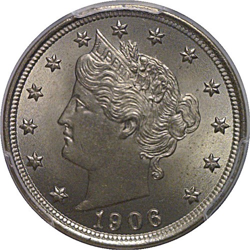 1906 Liberty Nickel PCGS MS-65+ CAC - Picture 2 of 3